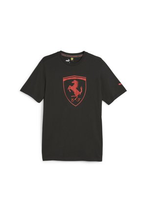 Puma SCUDERIA FERRARI RACE BIG SHIELD MOTORSPORT - Printtipaita - black