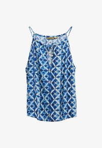 Ikke valgt, shibori geo blue