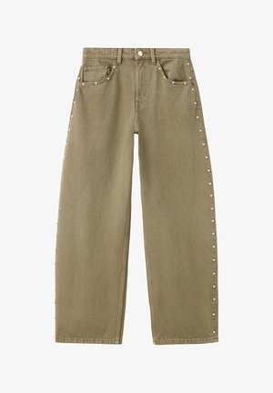 Mango, ADULT - Jean boyfriend - khaki