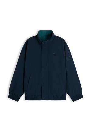 Tommy Hilfiger, FLAG JACKET - Ľahká bunda - dark night navy