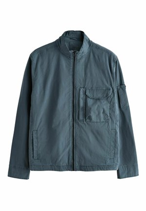 REGULAR FIT - ZIP THROUGH - Jeansjacke - blue