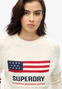 Superdry & Co AMERICANA CREW - Trui - ecru