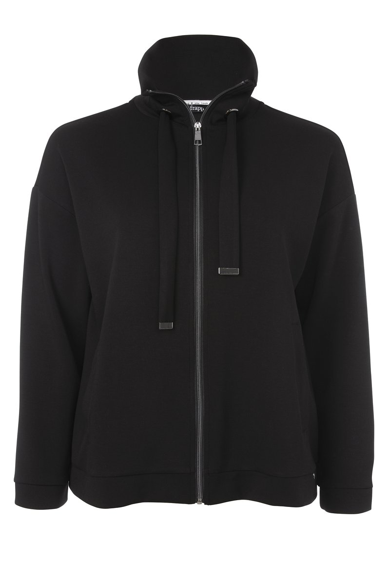 frapp ARM ZIPPER Sweatjacke black/schwarz Zalando.at