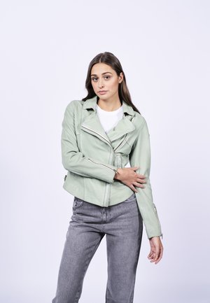 Freaky Nation JUST NOW  - Veste en cuir - matcha ice