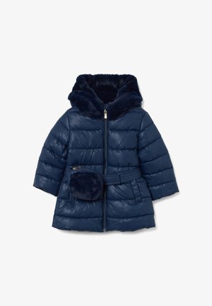 REGULAR FIT WITH HOOD AND ZIP - Abrigo de invierno - dark blue