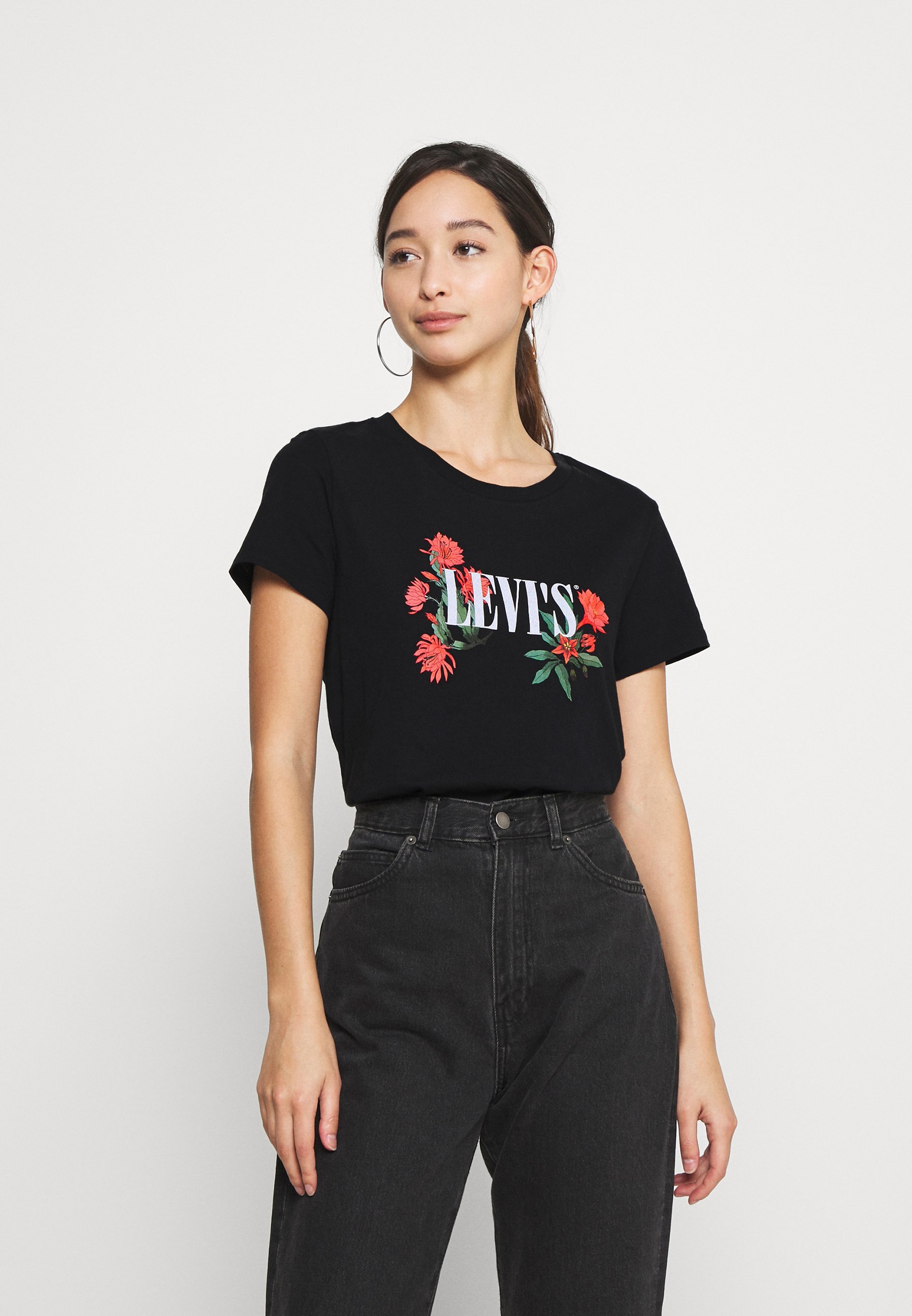 T-Shirt print - cactus flower 