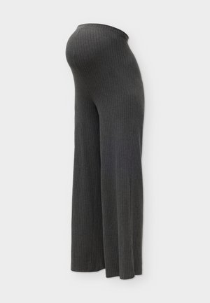 Anna Field MAMA by Zalando, FULL LENGTH WIDE - Wide leg - mottled dark grey