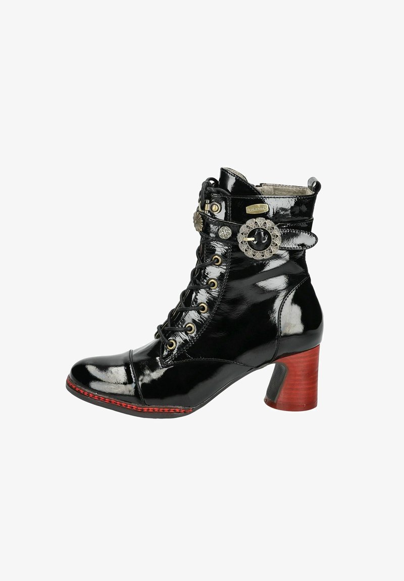 LAURA VITA Stivaletti stringati - vernis noir