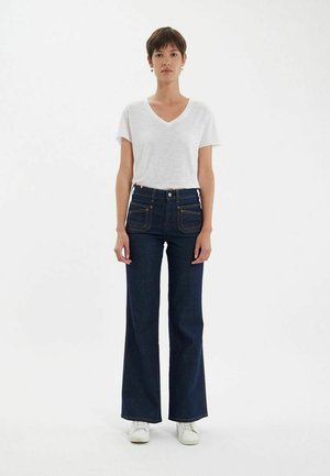 Jean flare - p blue navy