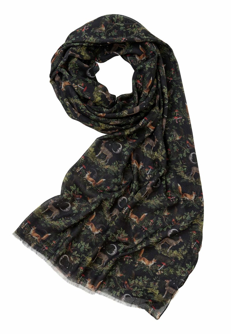 FABLE ENGLAND A NIGHT S TALE WOODLAND MIDNIGHT LIGHT WEIGHT SCARF ...
