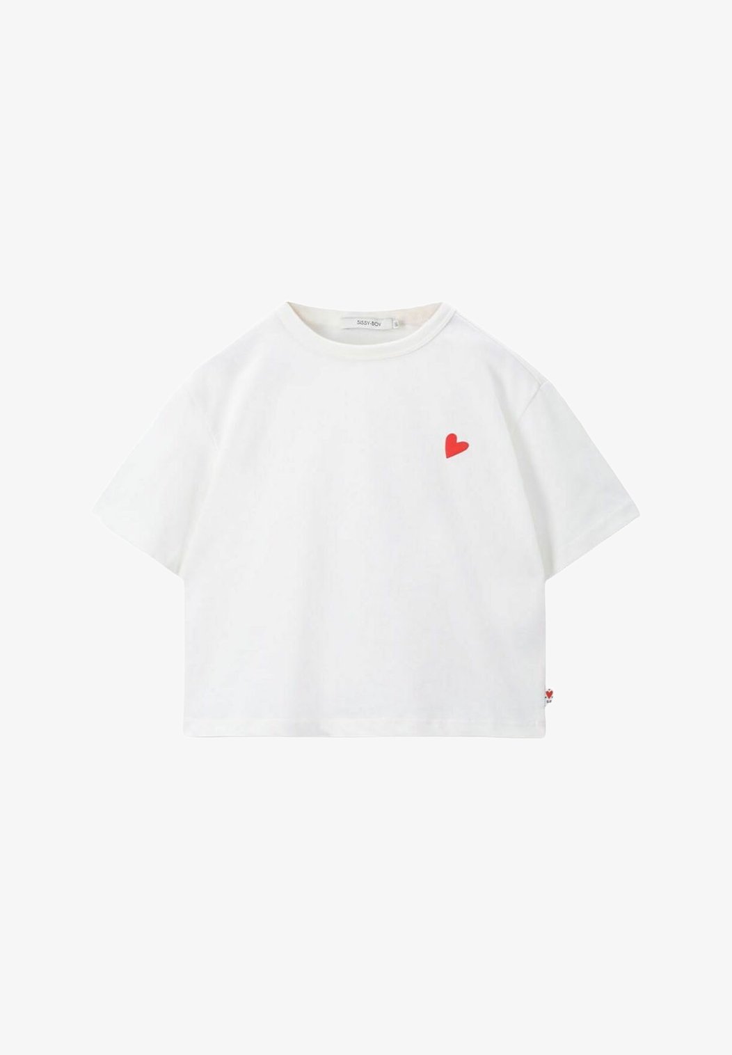 Sissy-Boy MIT STICKEREI T-shirt print weiß/wit