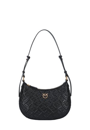 HALF MOON MINI LOGO - Handbag - nero antique gold