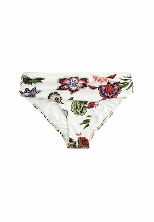 Bikiniunderdel - white floral