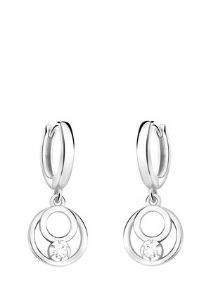 DOUBLED CIRCLE - Boucles d'oreilles - silver coloured