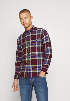 Camicia - burgundy/blue