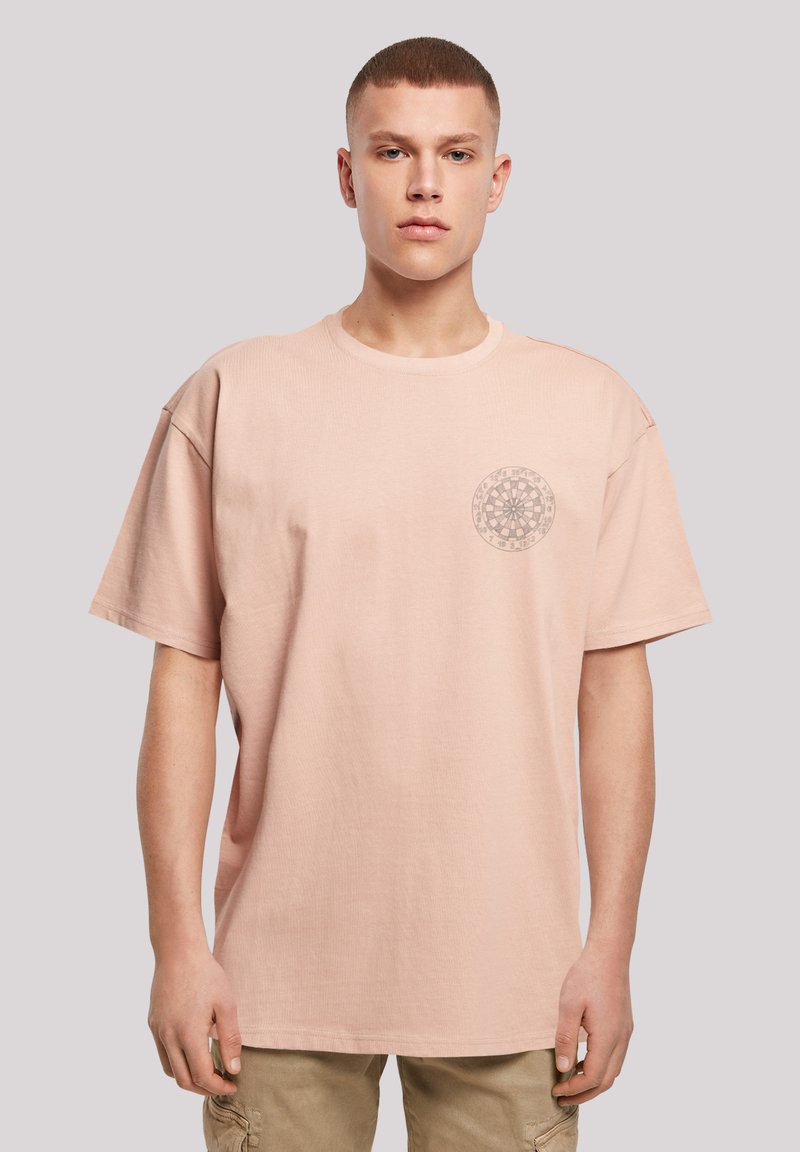 F4NT4STIC DARTS BOARD DARTSCHEIBE - Print T-shirt - amber