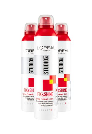 SPRAY PER CAPELLI STUDIO LINE FIX&SHINE, FISSAGGIO IPER FORTE, 250ML - 3 PACK - Lacca