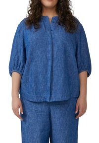 s.Oliver BLUSE - Overhemdblouse - blau
