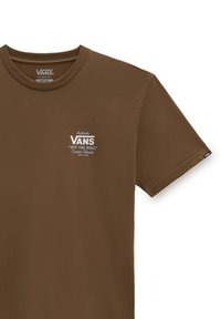 Vans MN HOLDER ST CLASSIC - T-shirt med print - coffee liqueur white