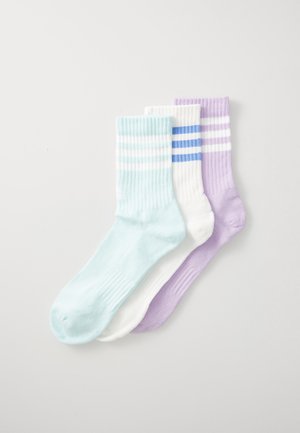 UNISEX 3 PACK - Sporta zeķes - powder plum/white/halo mint