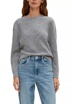 comma Strickpullover - grau