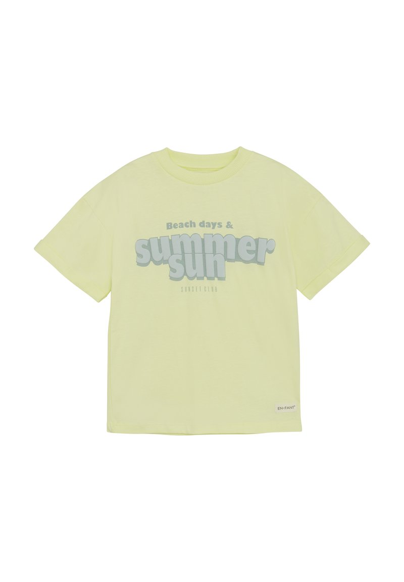 EN FANT ENT-shirt - Apdrukāts T-krekls - tender yellow