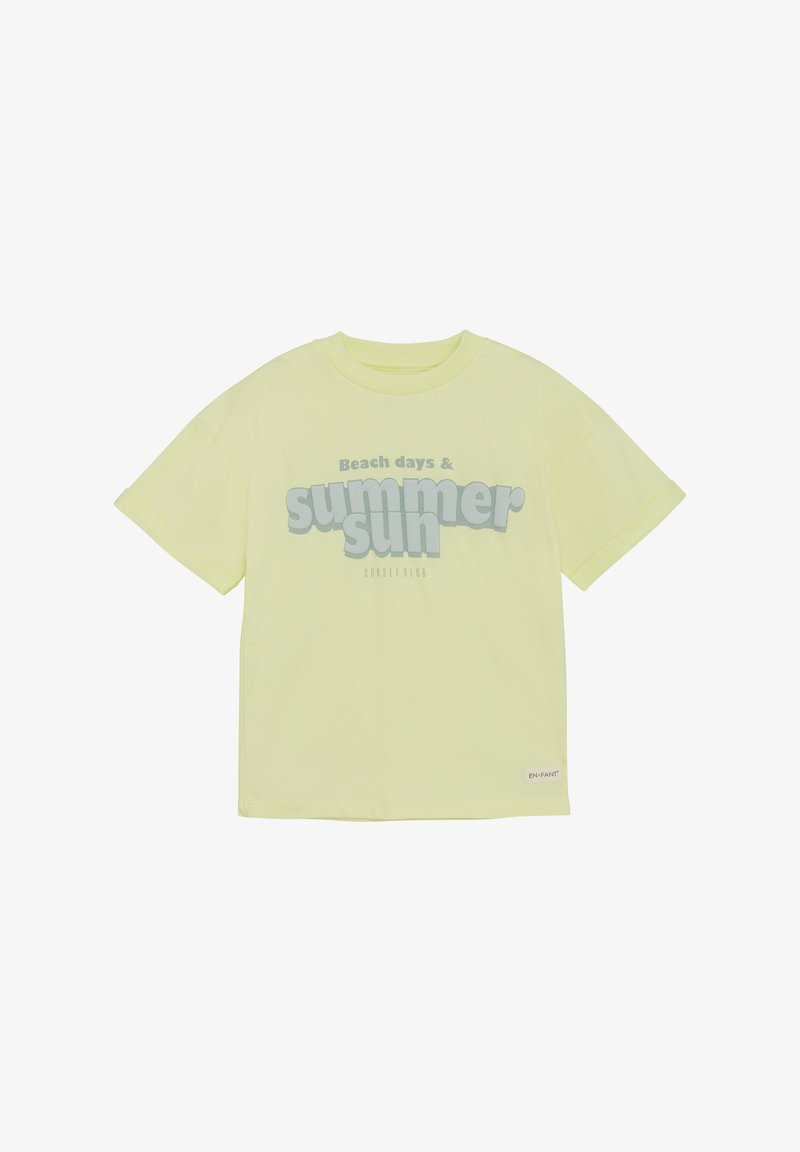 EN FANT ENT-shirt - Apdrukāts T-krekls - tender yellow