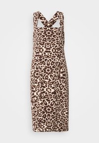 CRISS CROSS BACK - Etui-jurk - chocolate