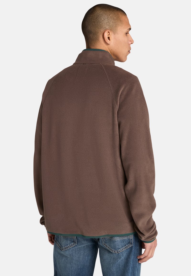 Timberland Fleecová bunda - dark brown