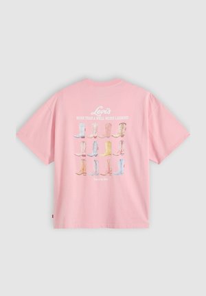 Levi's®, LSE_GRPH SHORT STACK TEE LSE_STARDUST FR - T-shirt imprimé - feel good in levi's - pinks