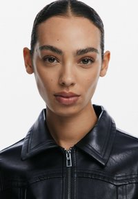 Desigual BIKER Kunstlederjacke black/schwarz Zalando