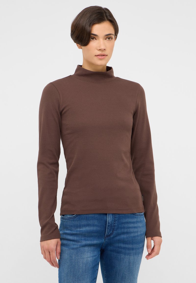 Mustang FAITH - Long-sleeved top - chocolate brown/brown - Zalando