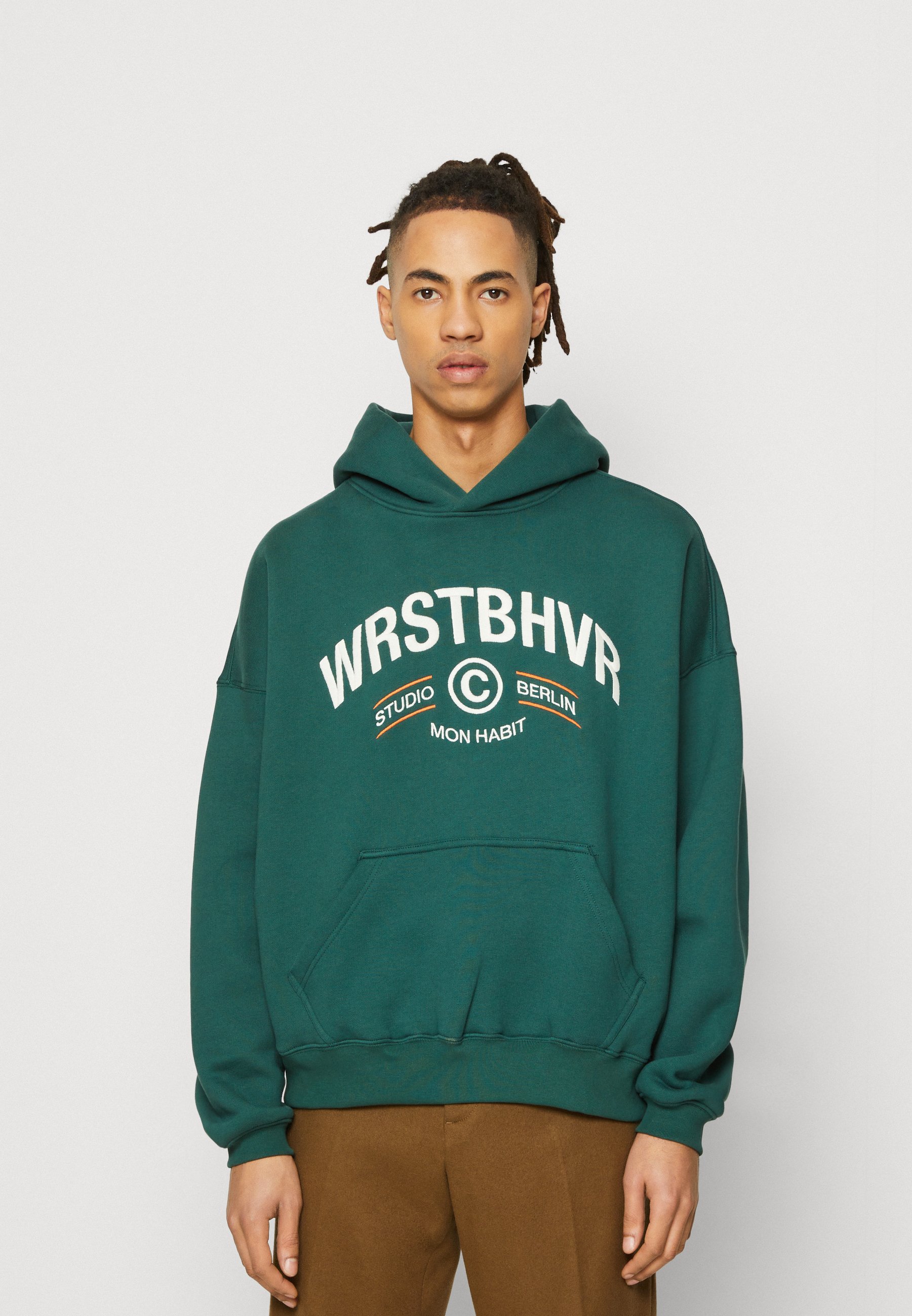 WRSTBHVR MOTO HOODIE UNISEX - Hoodie - trekking green/dark green -  Zalando.de