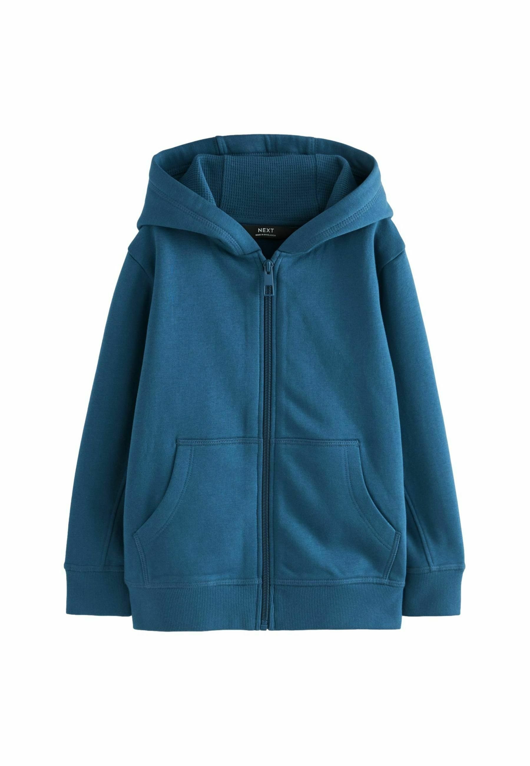 Next REGULAR FIT Felpa con zip mid blue/blu scuro