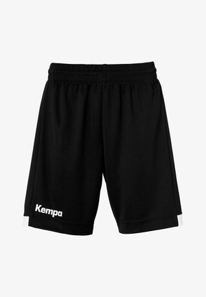 PLAYER LONG - Tracksuit bottoms - schwarz weiß