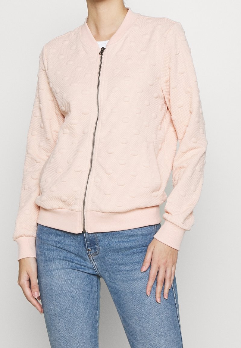 ONLY Mikina na zip - pink