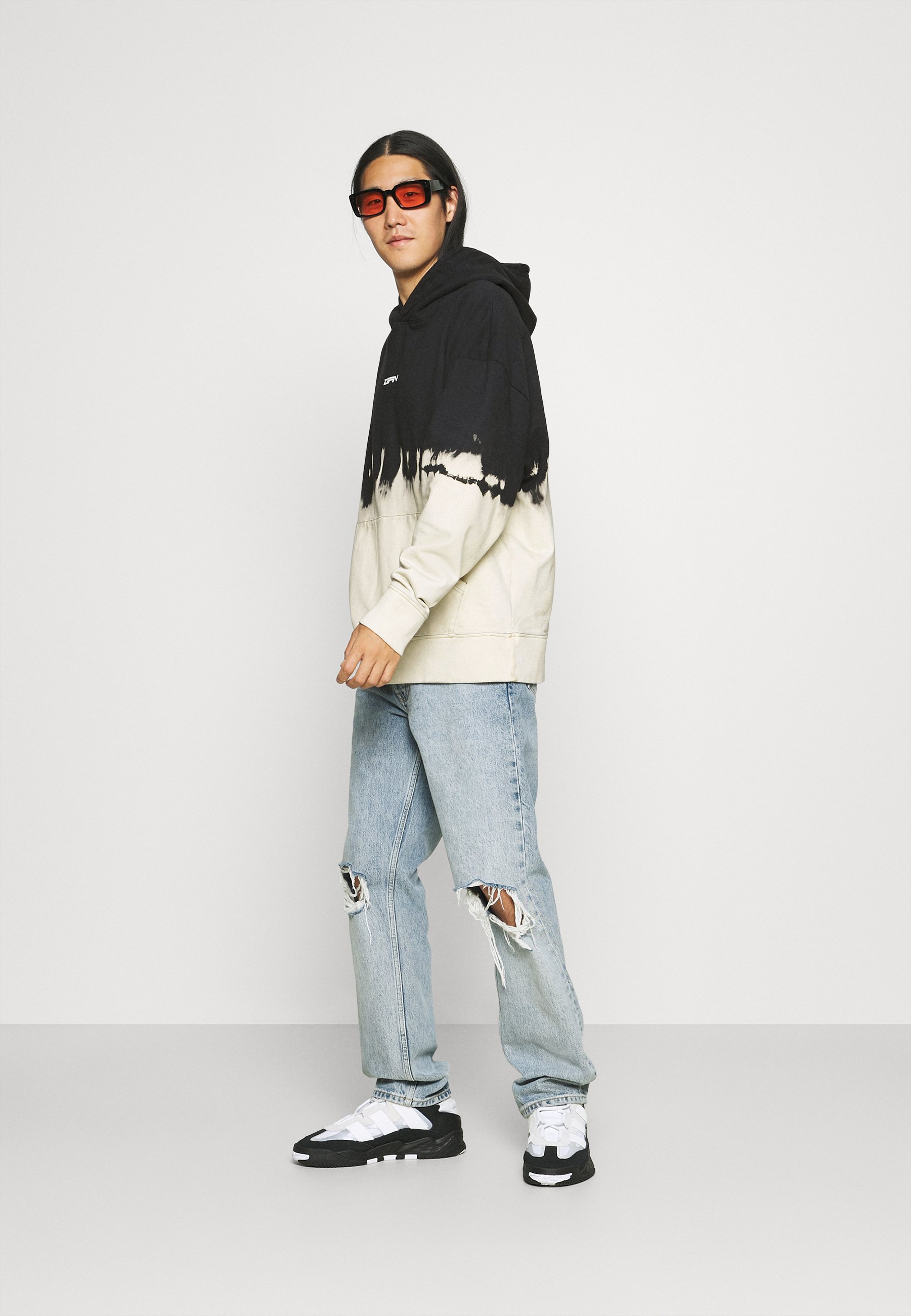Good For Nothing OVERSIZED SPLIT BLEACH WASH HOOD - Felpa -  multi/multicolore - Zalando.it
