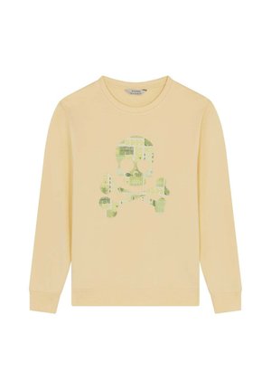SURF SKULL - Sweatshirt - light yellow