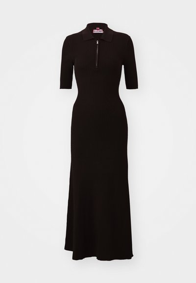 STAUD ROLAND DRESS - Abito in maglia - dark brown