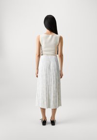 Marimekko UNIKKO - Veckad kjol - off-white/light grey