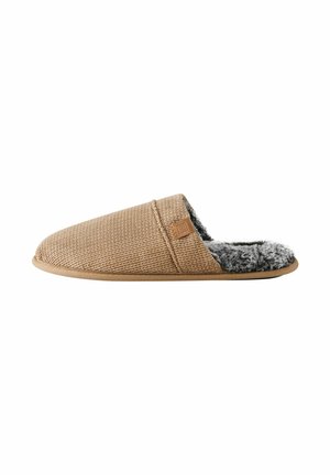 REGULAR FIT - Tohvelit - tan brown