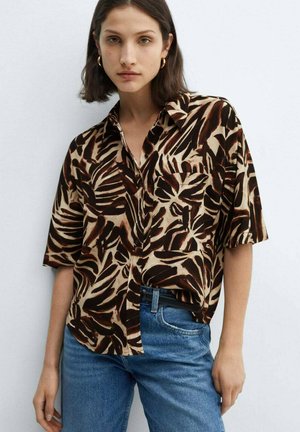 Mango Button-down blouse - beige