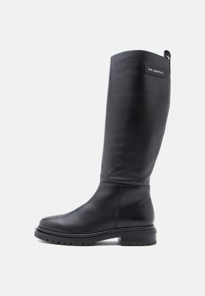 KARL LAGERFELD BINKY HIGH LEG BOOT - Botas - black