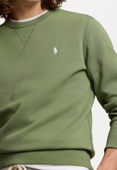 Polo Ralph Lauren MARLED DOUBLE-KNIT SWEATSHIRT - Sweatshirt - cargo green
