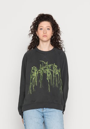 ESME EMBROIDERED - Felpa - anthracite