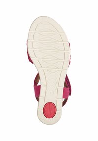 Tamaris Sandali con plateau - fuxia nubuc