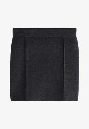 Next, REGULAR FIT - CHENILLE SEAM DETAIL CO-ORD . - Minisukňa - charcoal grey