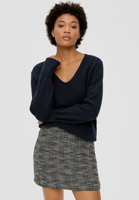 s.Oliver MIT V-AUSSCHNITT - Trui - navy