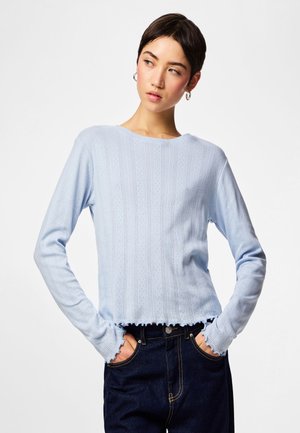 Pieces Pitkähihainen paita - cashmere blue