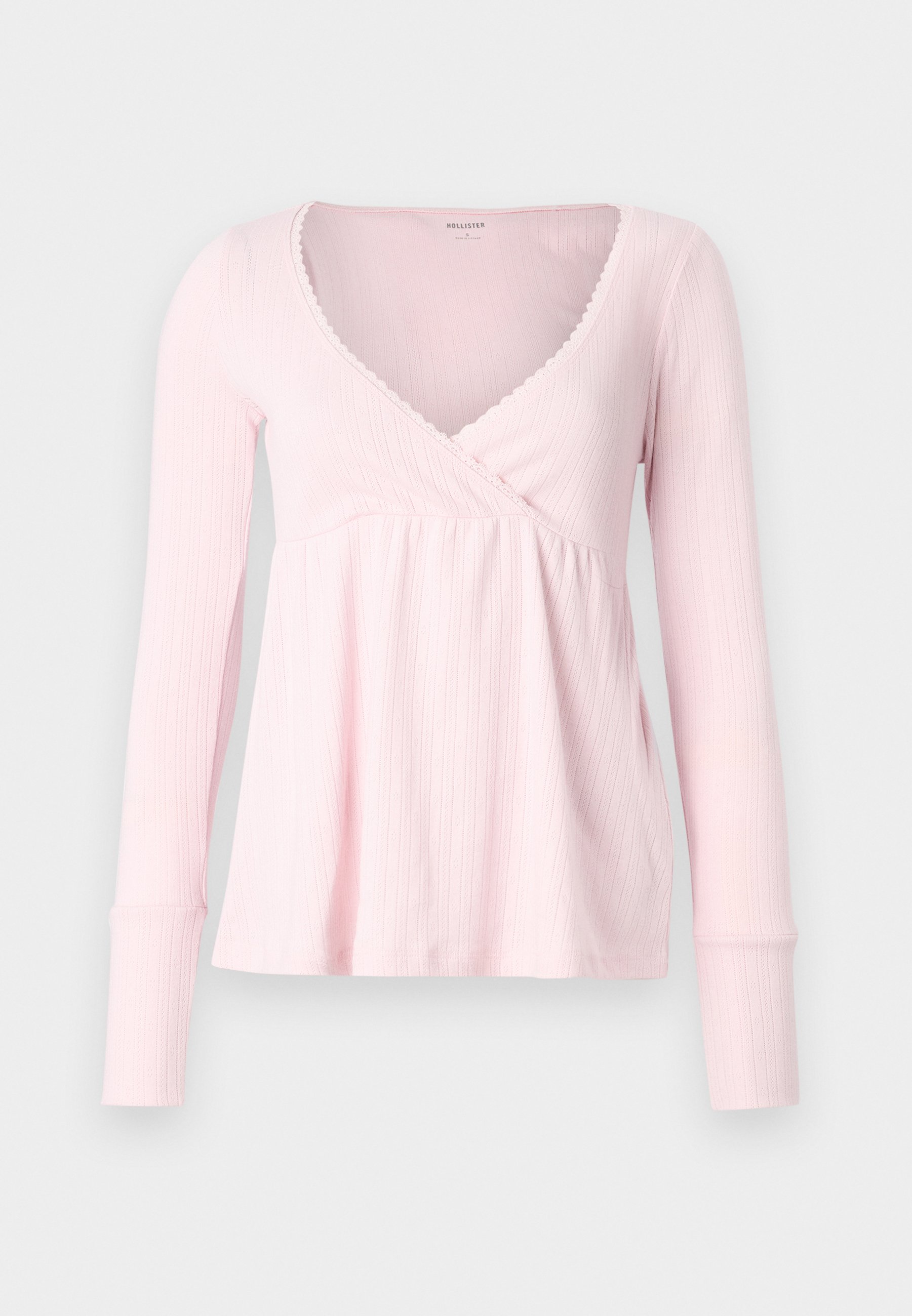 hollister pink long sleeve